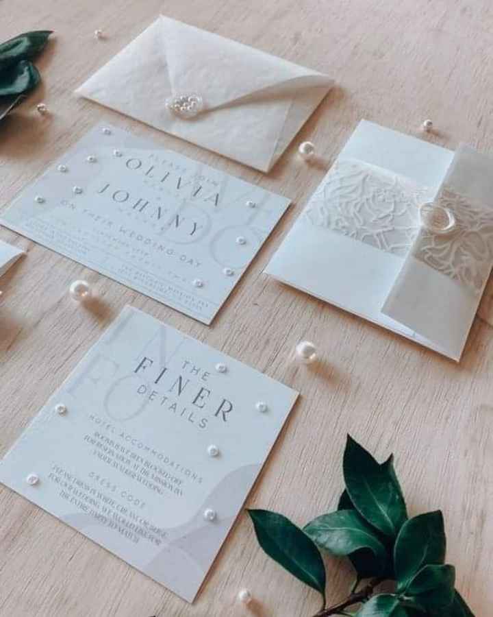 Invitaciones con perlas🦪 - 4