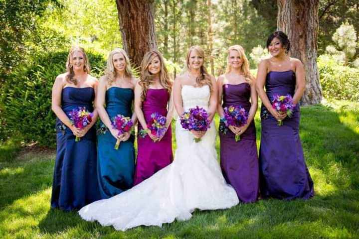 Tu boda en tonalidades azules,violetas y verdes - 2