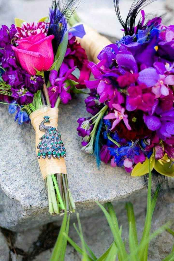 Tu boda en tonalidades azules,violetas y verdes - 3
