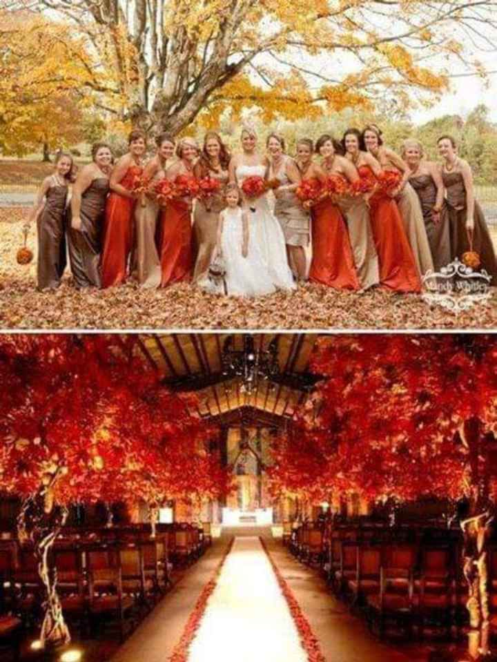 Otoño:boda en color naranja y chocolate 🧡🤎🍁 - 22