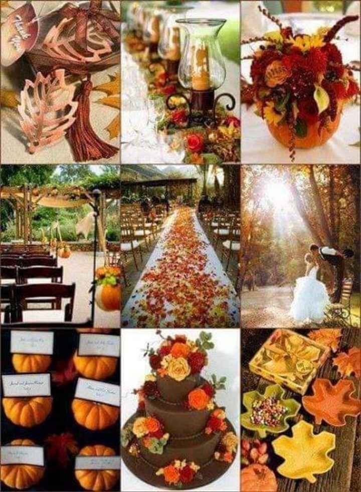 Otoño:boda en color naranja y chocolate 🧡🤎🍁 - 23