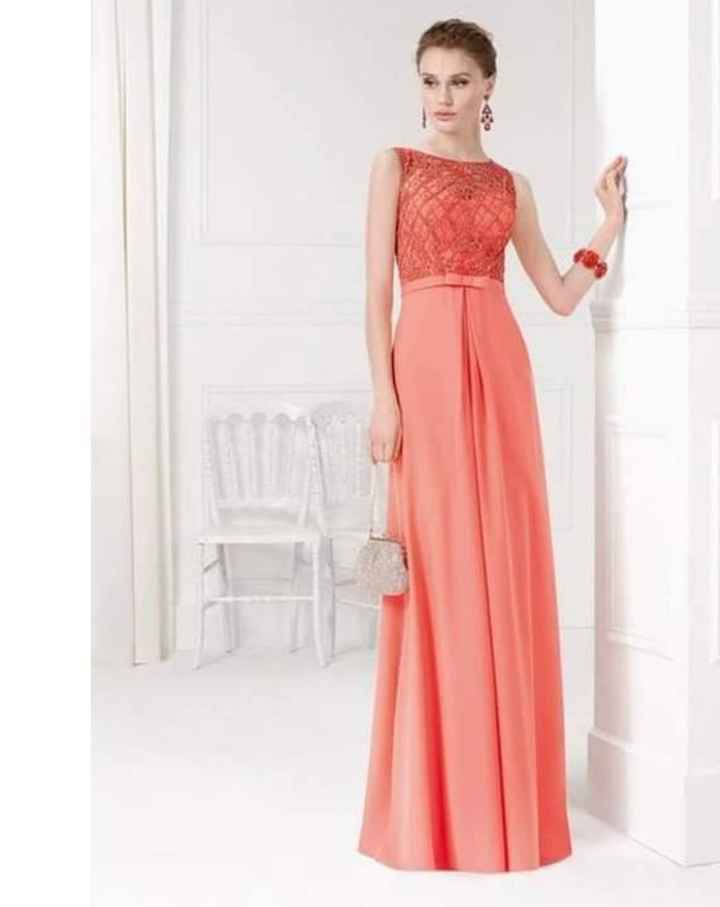 Damas de honor en color coral - 5