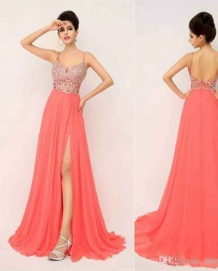 Damas de honor en color coral - 7