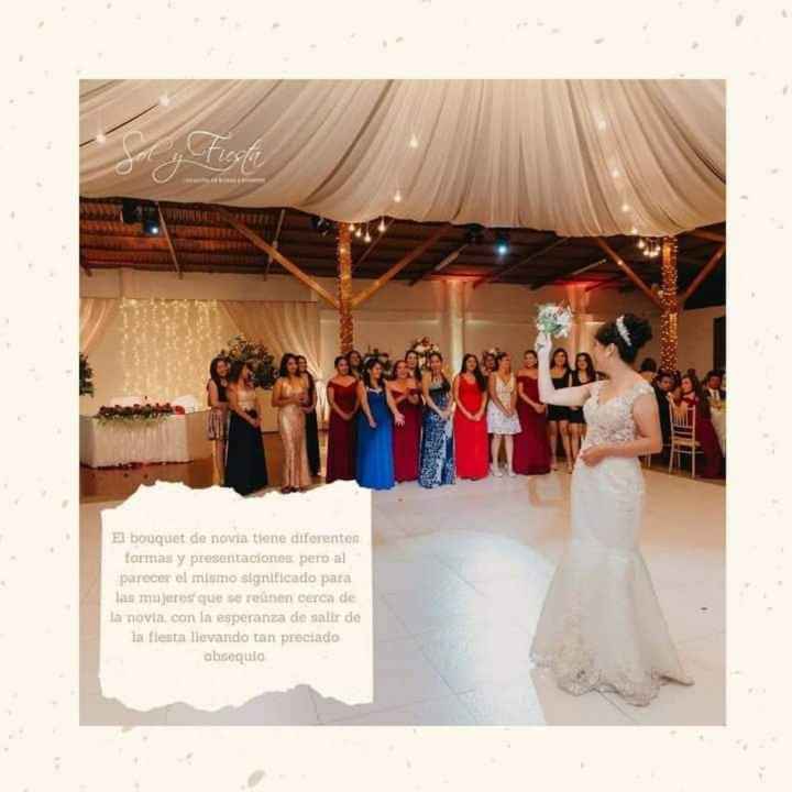 Tradiciones: el lanzamiento del ramo💐 - 2