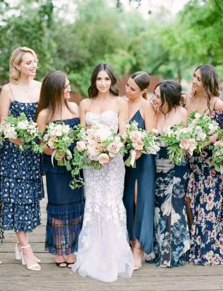 Damas de honor: vestidos lisos y estampados - 3