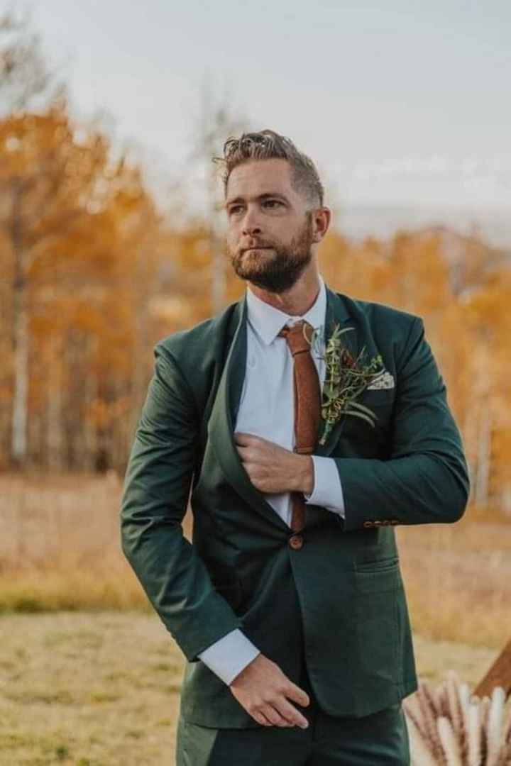 Otoño:trajes en color verde - 4