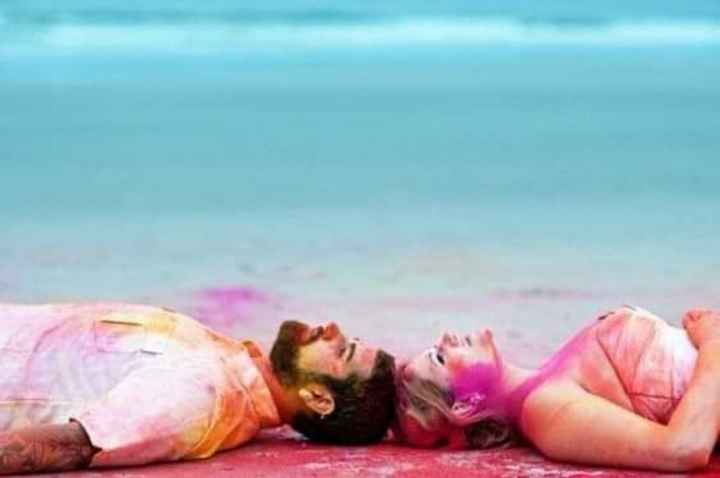 Trash the dress con polvos holi - 2