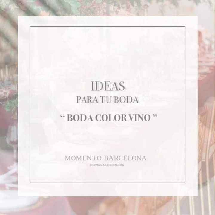Tu boda en color vino - 1