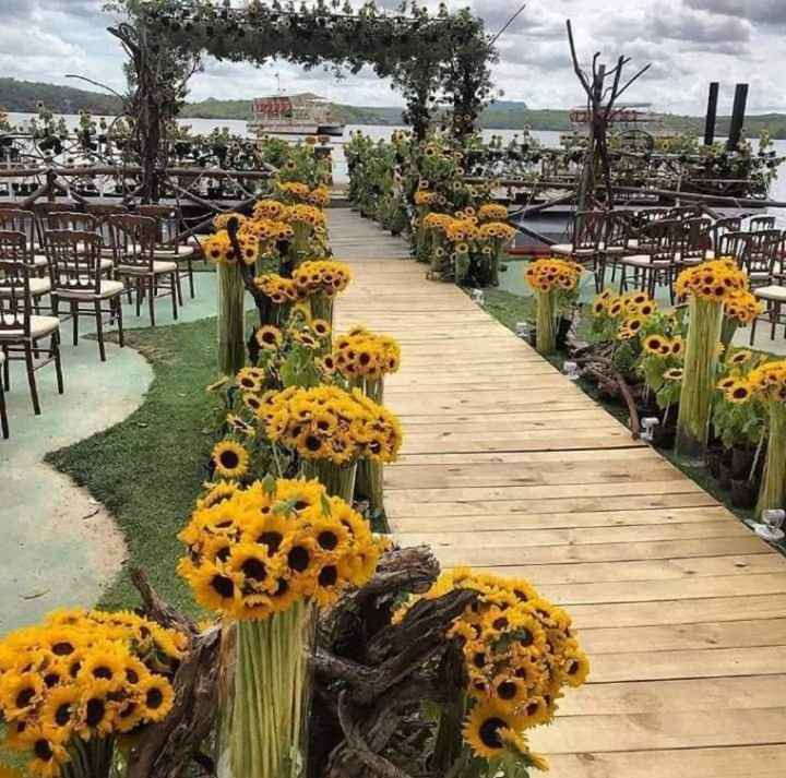 Boda con el toque romántico del girasol 🌻 - 2