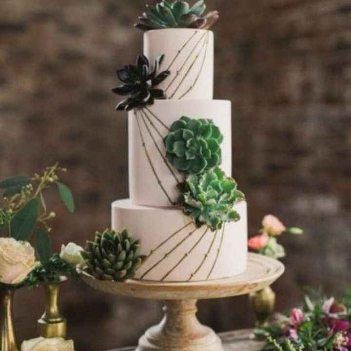 Pasteles con suculentas - 3