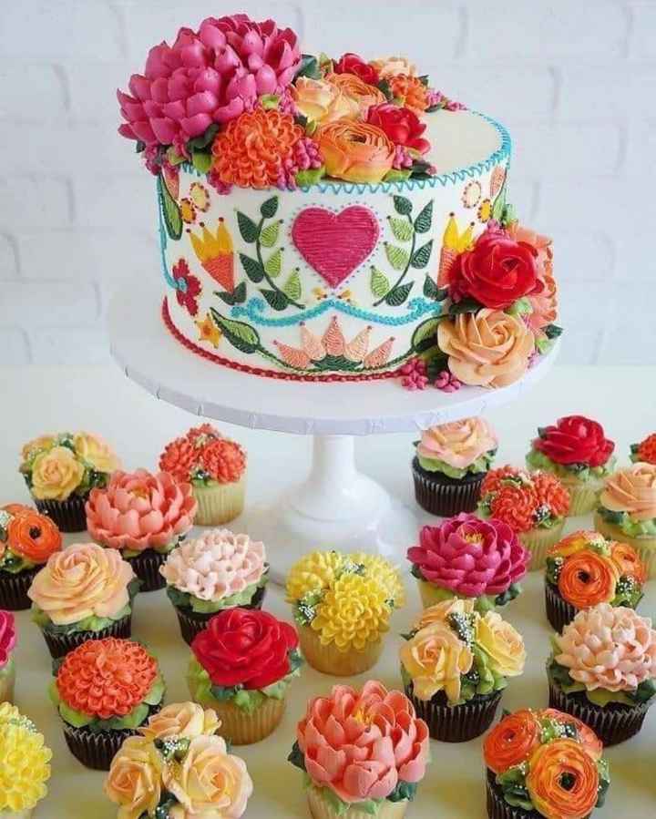 Temática mexicana: pasteles con un toque de bordado 🇲🇽 - 7