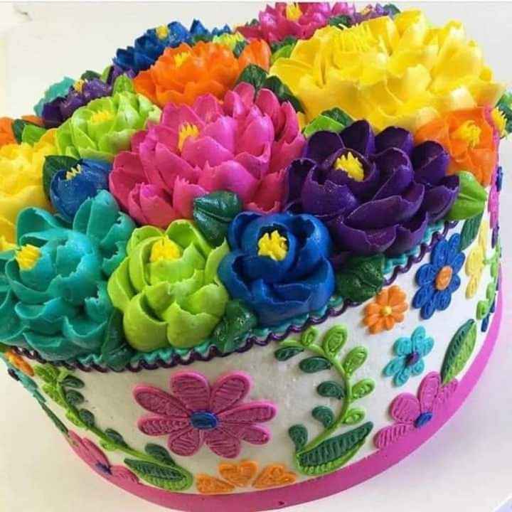 Temática mexicana: pasteles con un toque de bordado 🇲🇽 - 9