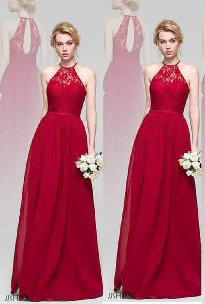 Damas de honor en color rojo ❤️ - 6