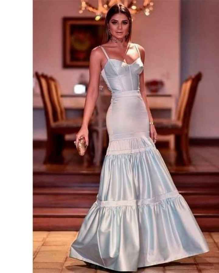 Vestidos de novia con linda y delicada seda - 3