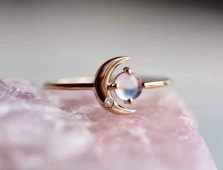 Anillo de compromiso con luna y estrella 💍🌜🌟 - 2