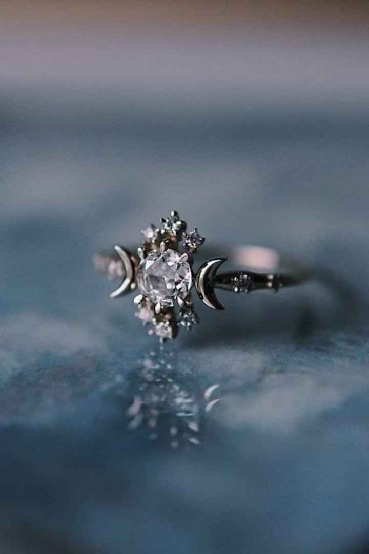 Anillo de compromiso con luna y estrella 💍🌜🌟 - 4