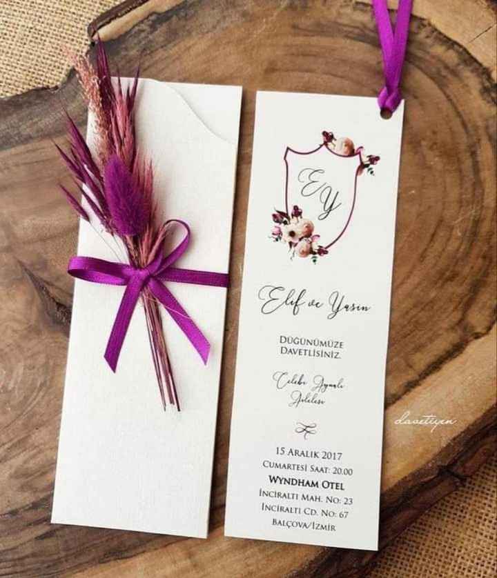 Invitaciones con sellos de cera,listones y pequeñas flores - 3