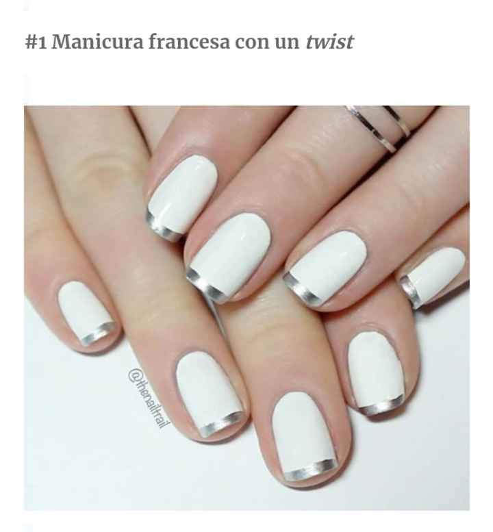 Uñas:lindos diseños para asombrar el día de tu boda - 1