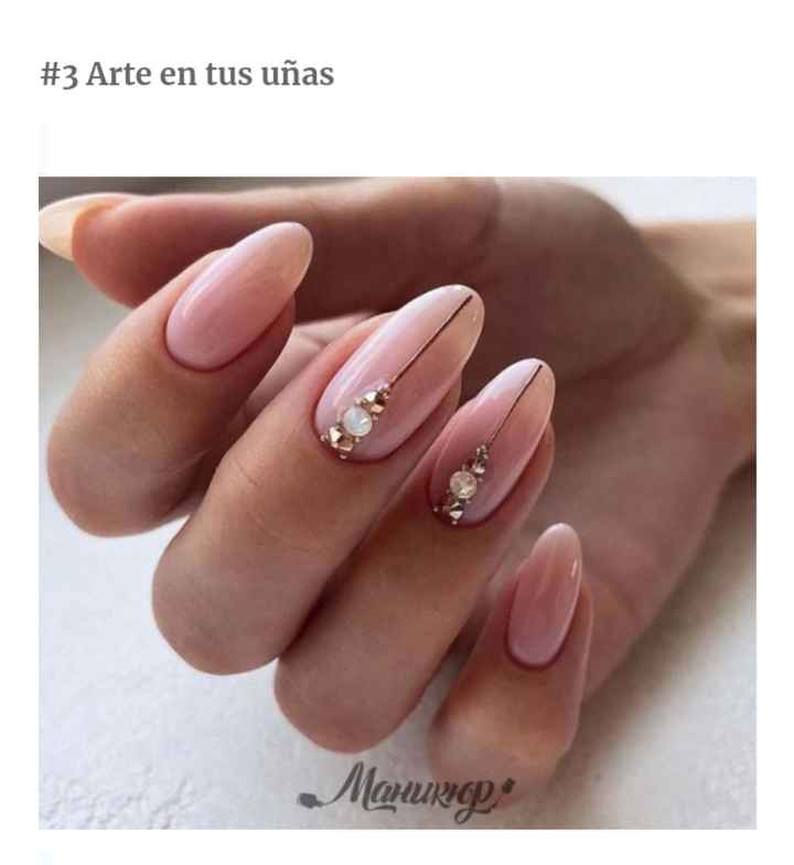 Uñas:lindos diseños para asombrar el día de tu boda - 7