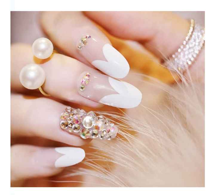 Uñas:lindos diseños para asombrar el día de tu boda - 8
