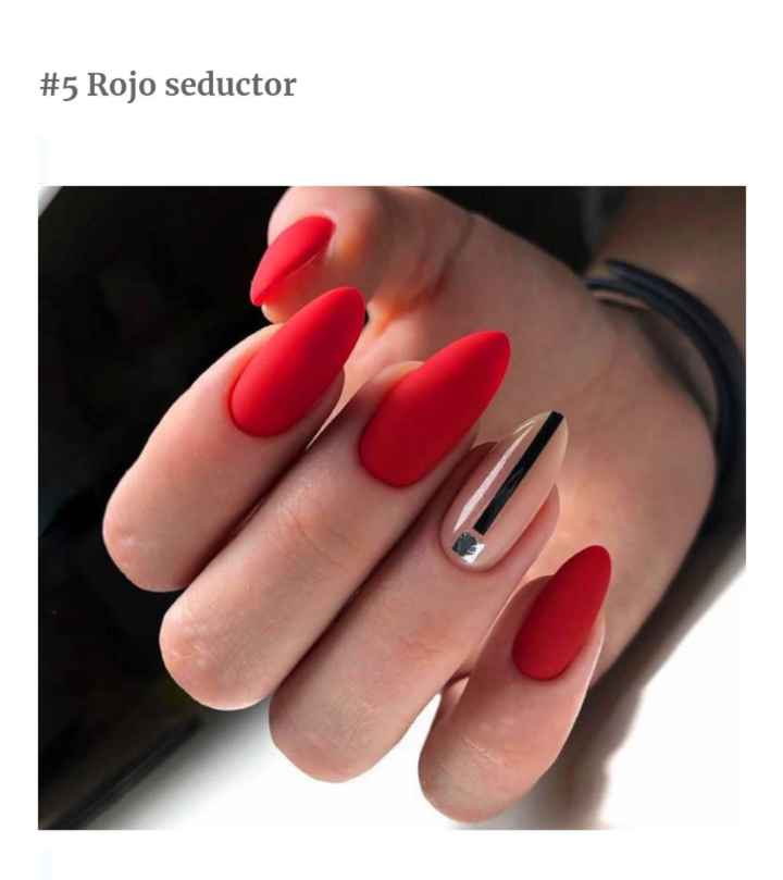 Uñas:lindos diseños para asombrar el día de tu boda - 13