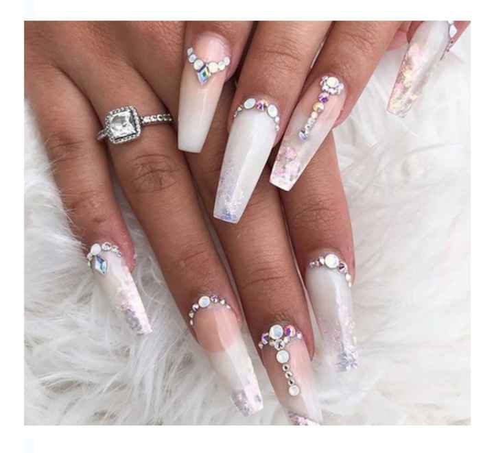 Uñas:lindos diseños para asombrar el día de tu boda - 18