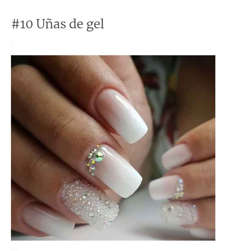 Uñas:lindos diseños para asombrar el día de tu boda - 29