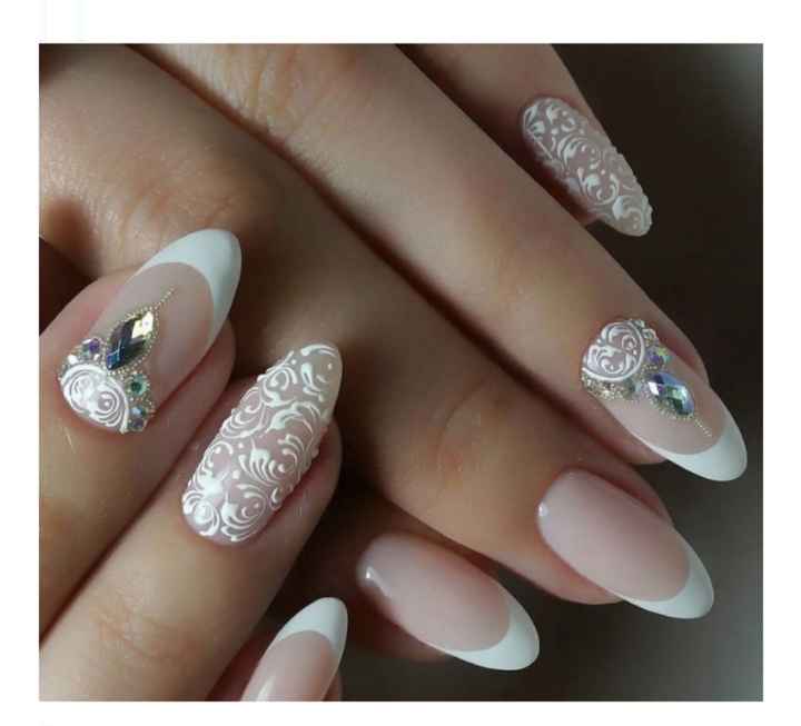 Uñas:lindos diseños para asombrar el día de tu boda - 31