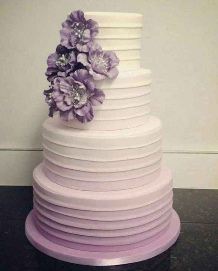 Pasteles con degradado en lila y rosa - 1