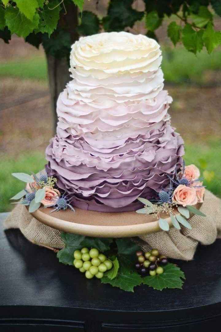 Pasteles con degradado en lila y rosa - 3