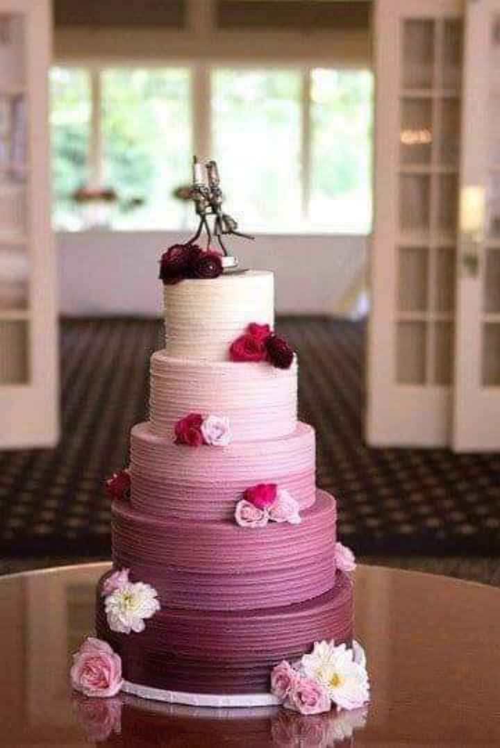 Pasteles con degradado en lila y rosa - 9