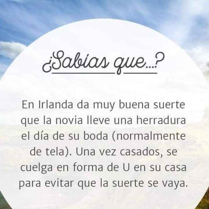 ¿Lo sabías?:llevar una herradura - 1