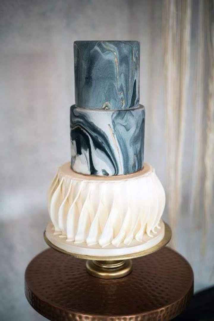 Pasteles con efecto mármol - 3