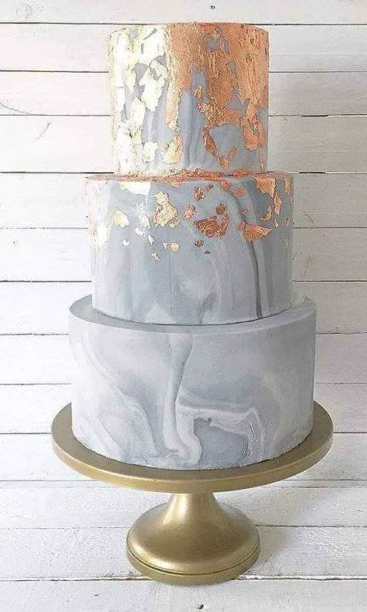 Pasteles con efecto mármol - 8