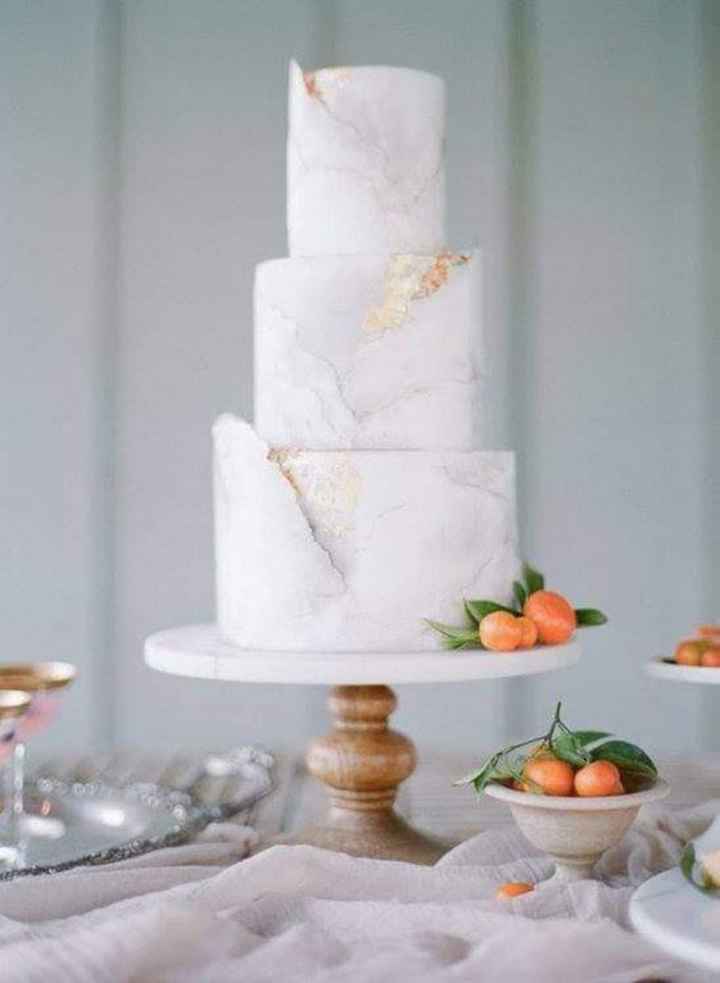 Pasteles con efecto mármol - 9
