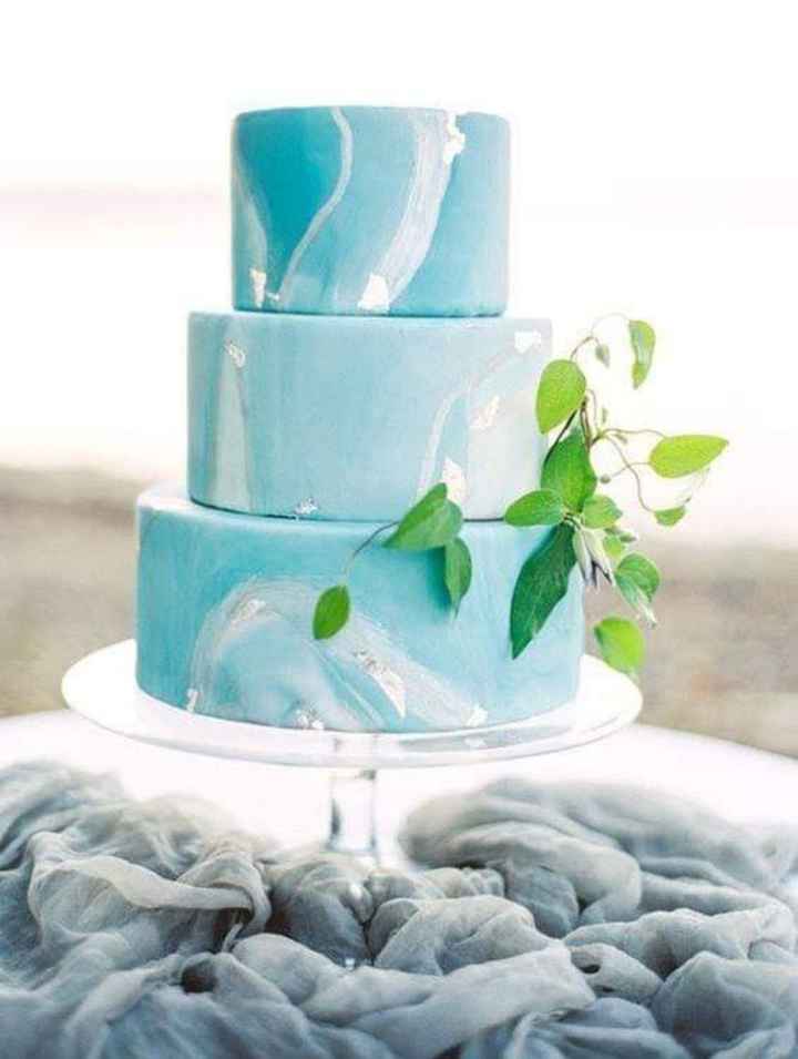 Pasteles con efecto mármol - 12