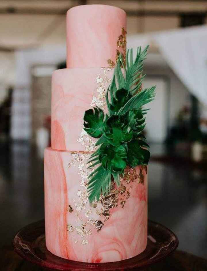 Pasteles con efecto mármol - 18