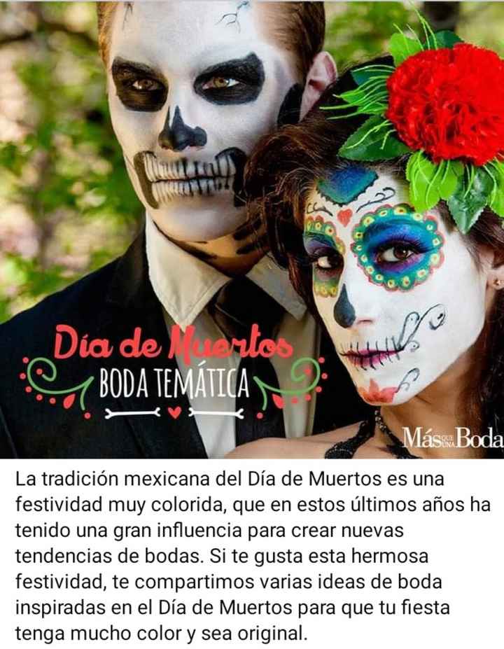 Boda con temática de día de muertos 💀 - 1