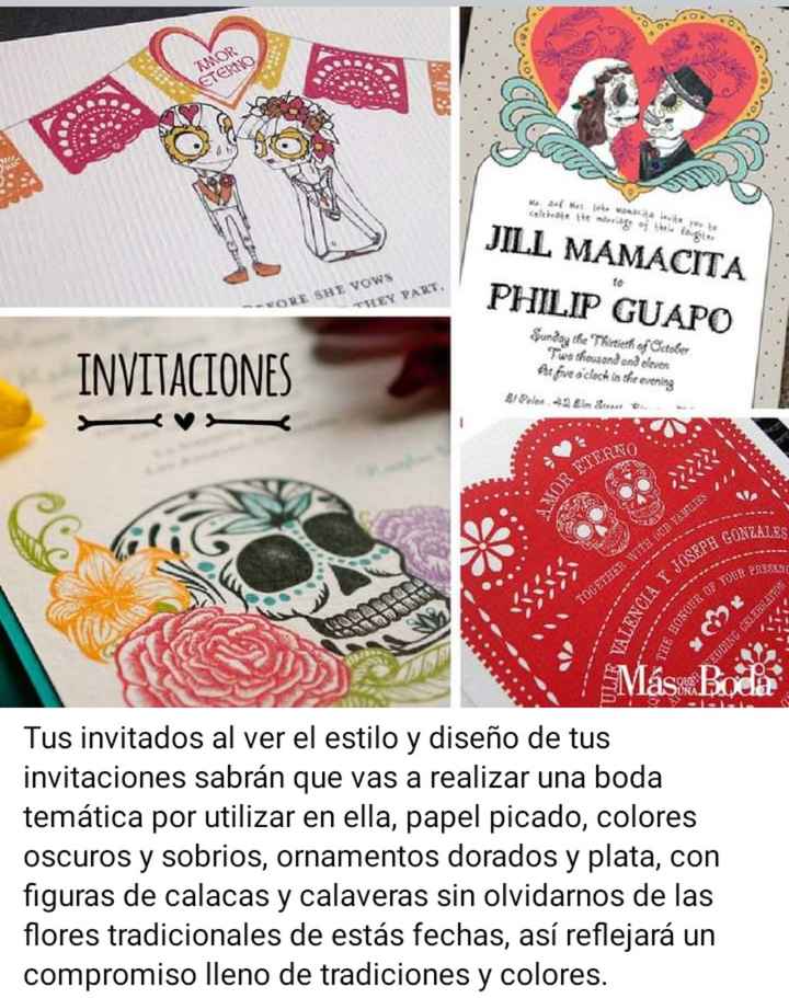 Boda con temática de día de muertos 💀 - 2