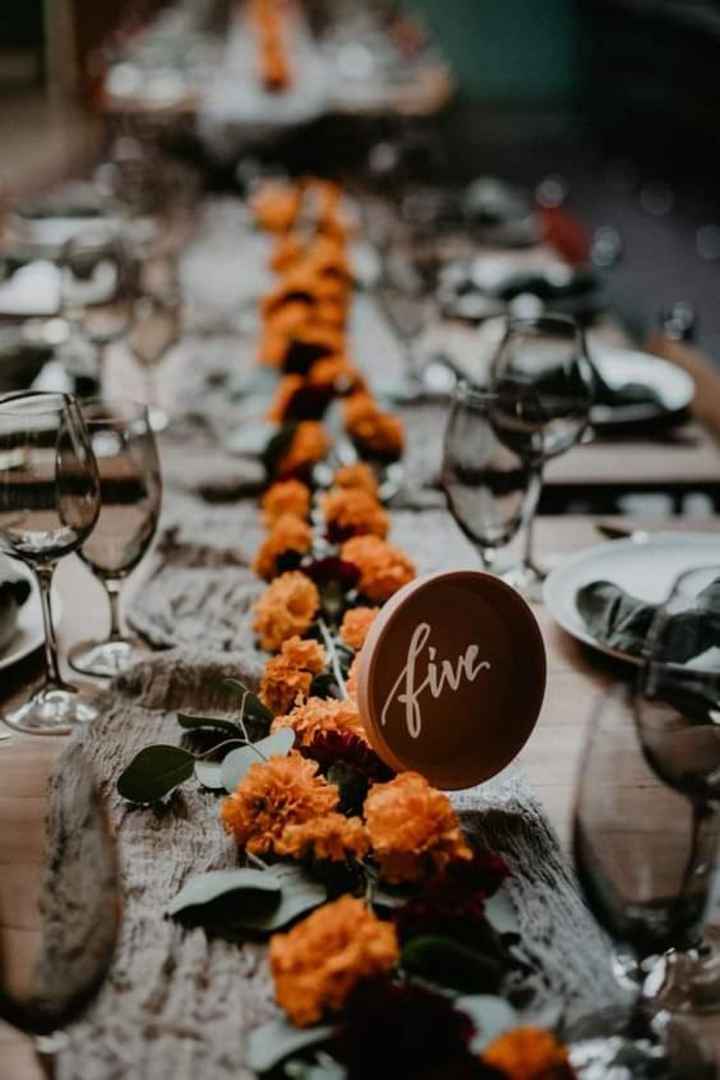 Flor de cempasúchil en tu boda - 2