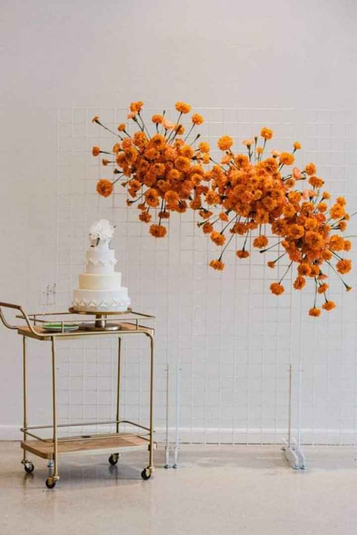 Flor de cempasúchil en tu boda - 5
