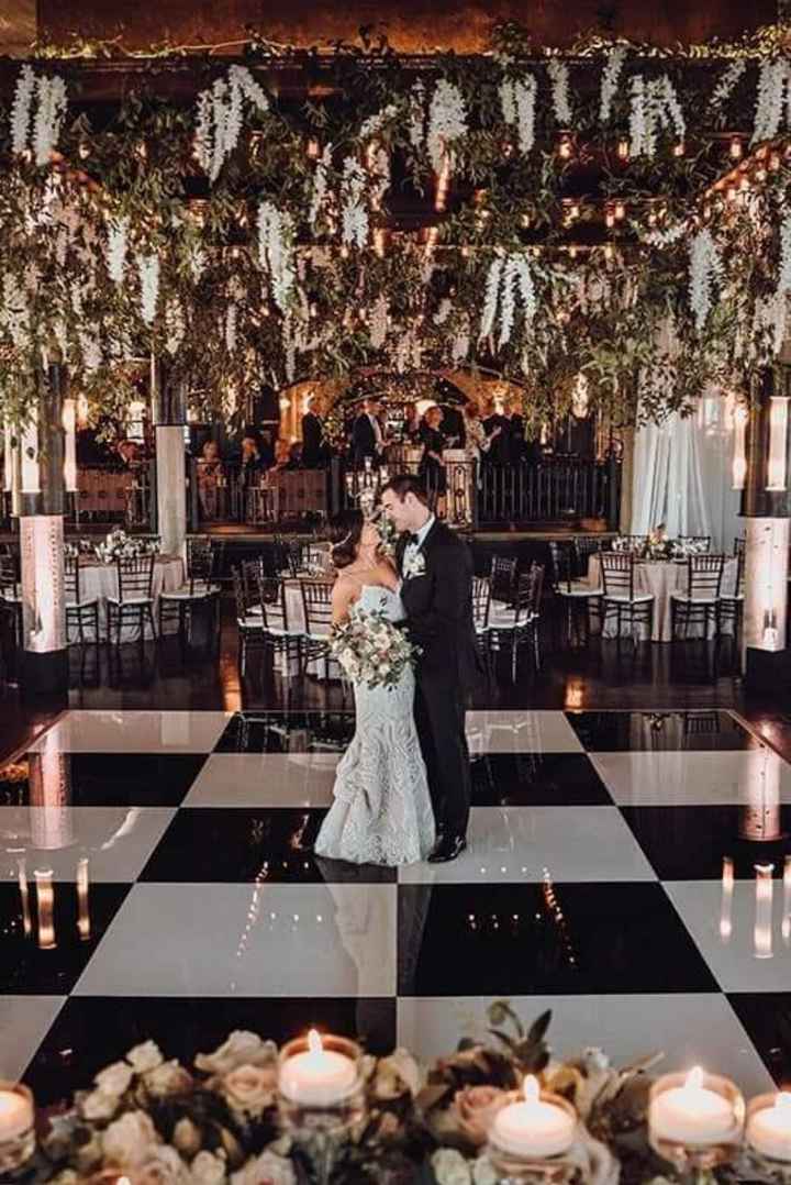 Boda en blanco, negro y dorado - 2