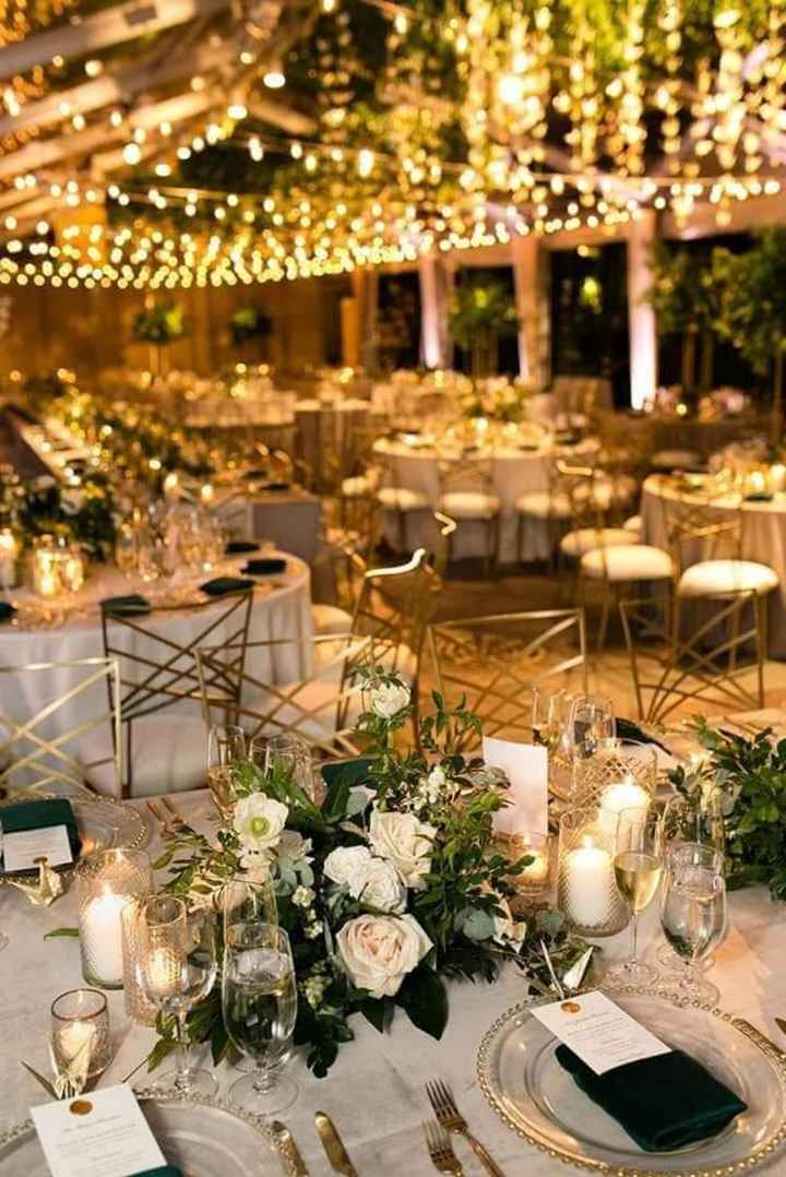 Boda en blanco, negro y dorado - 19