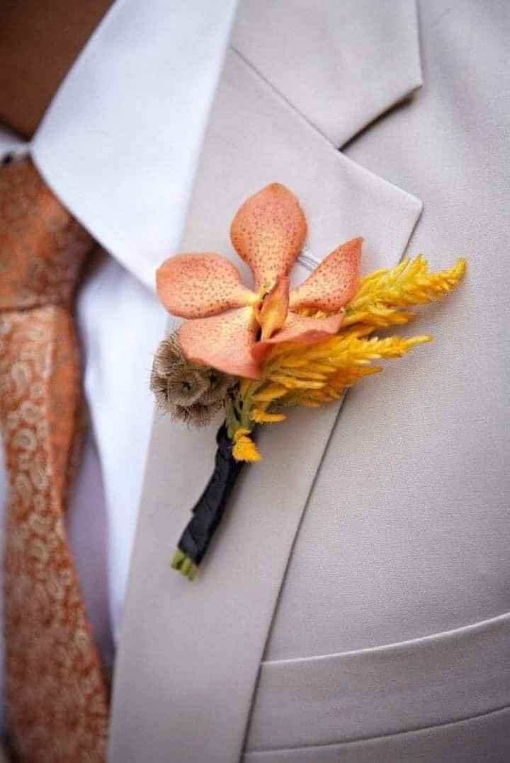Boutonniere otoñal 🍁🍁🍁 - 1