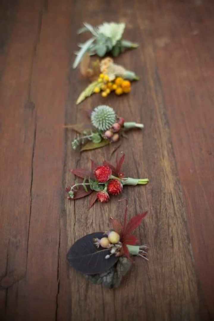 Boutonniere otoñal 🍁🍁🍁 - 4