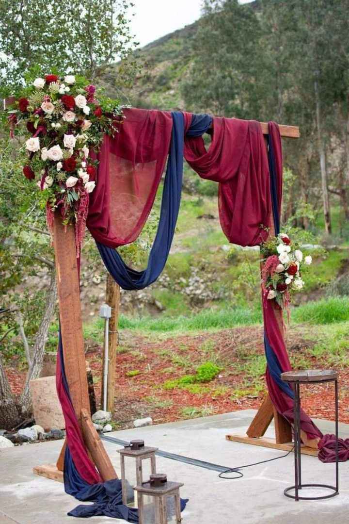 Boda en color vino y azul - 9