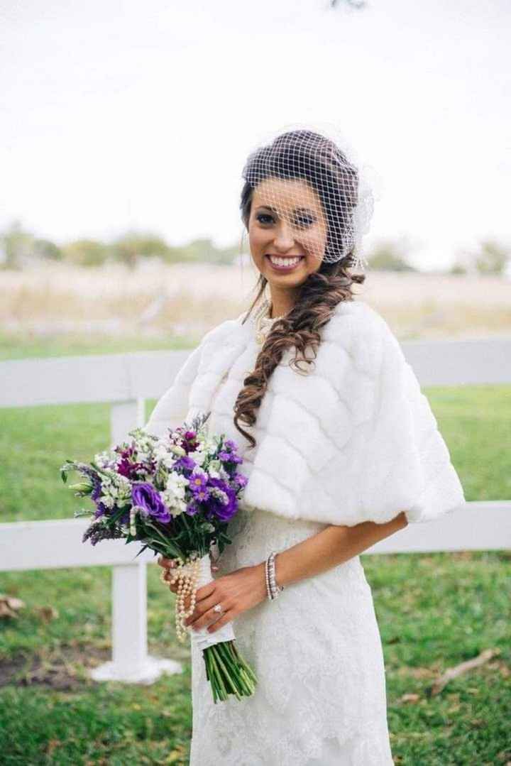 Invierno:estolas en tu look de novia ❄️❄️❄️ - 6