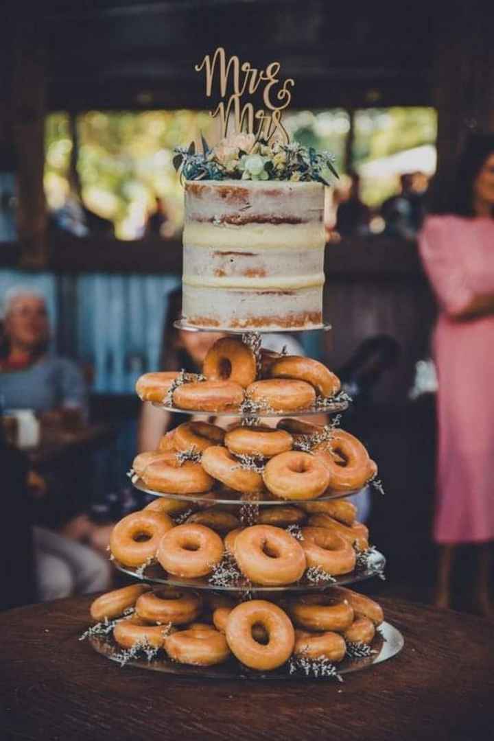Naked cake y donas❄️❄️❄️ - 2