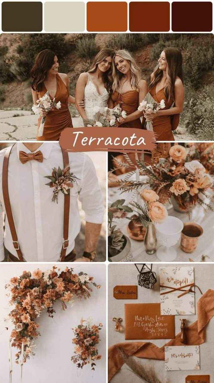 Boda con acentos terracota - 13