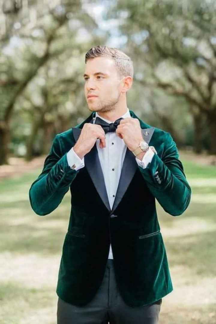 Invierno:trajes en color verde 💚 - 2